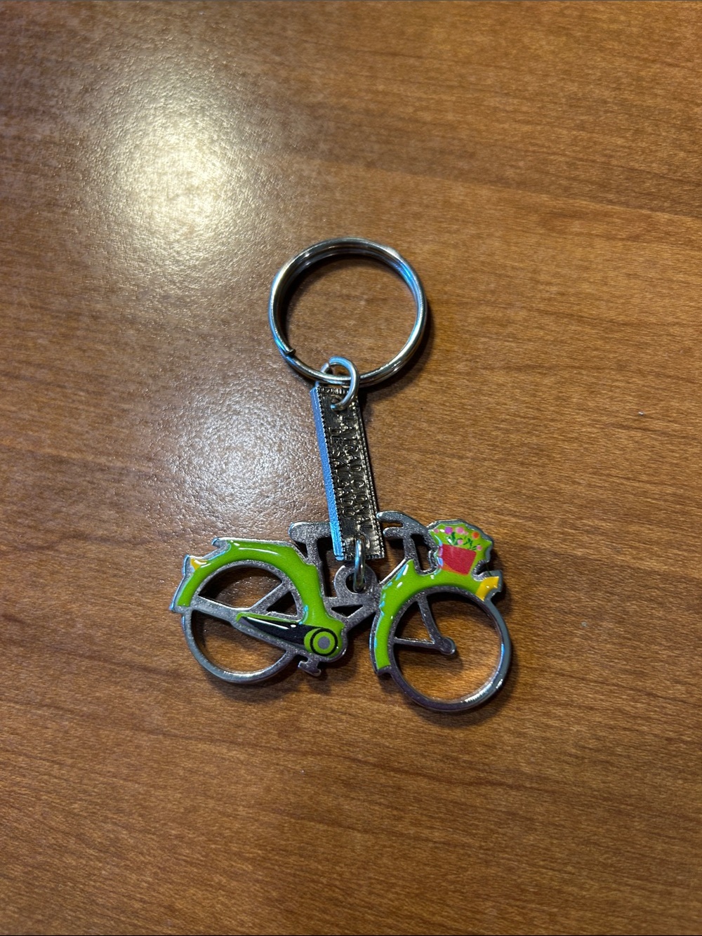Bicycle Keychain - Green